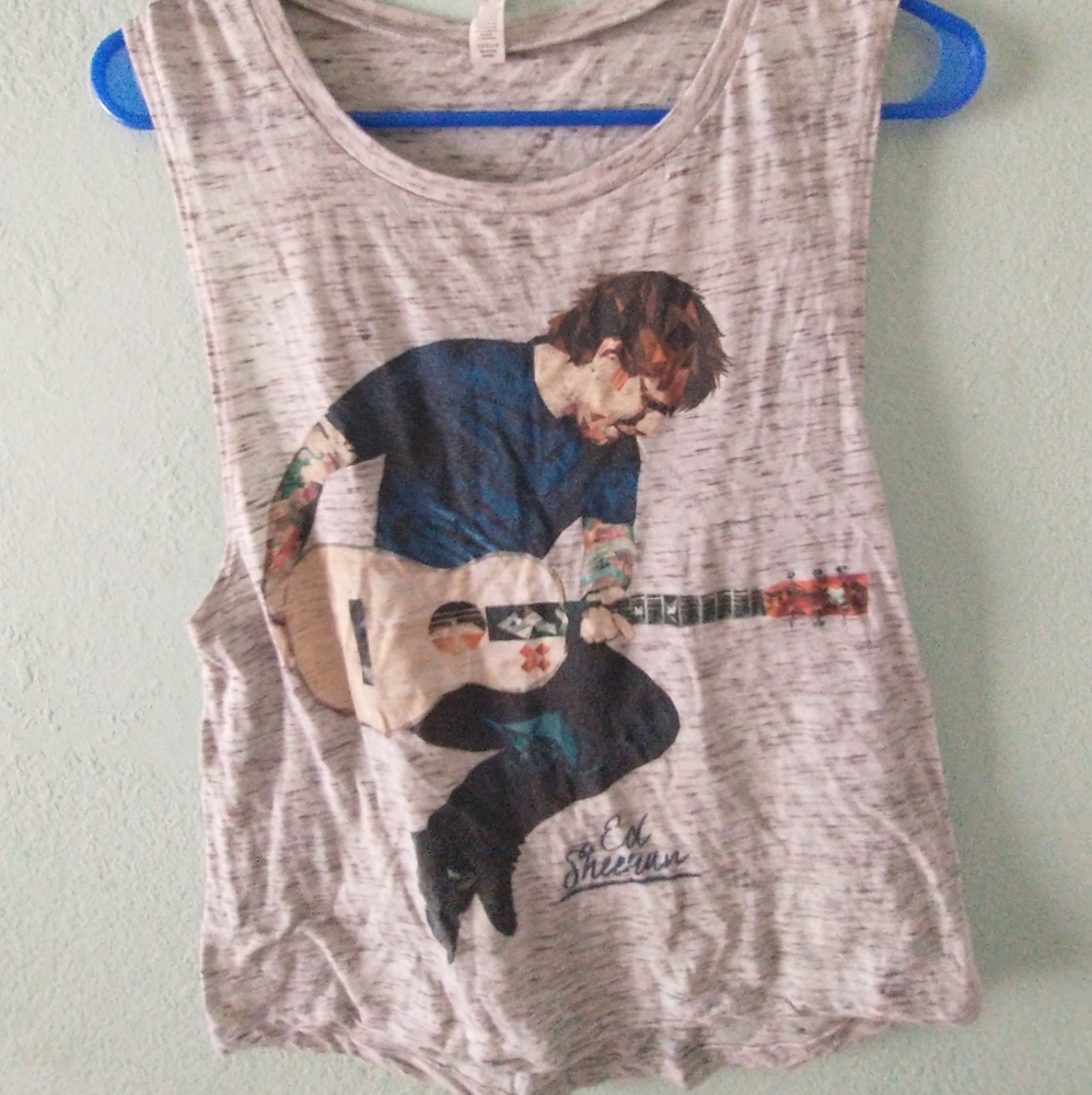 Brand New Ed Sheeran Tank - Concert Merch